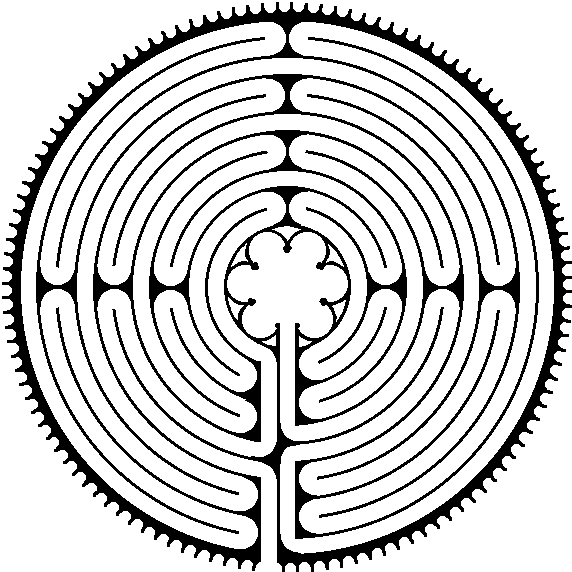 Illustration de « De fleurs et des arcs-en-ciel : Labyrinthe »