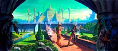 Illustration de « The Court of Hidden Faces (Fabled Lands 5) »