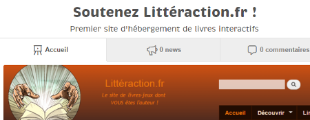 Illustration de « Lancement du crowdfunding pour financer l'hébergement de littéraction.fr »